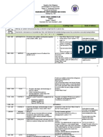 Day & Time Learning Area Learning Competencies Learning Tasks Mode of Delivery