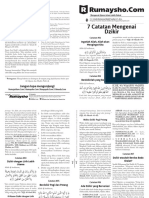 Buletin 7 Catatan Dzikir PDF