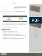 Concrete Kerb Specification Sheet