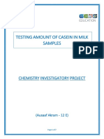 Testing Amount of Casein in Milk (Draft) (Ashwin)
