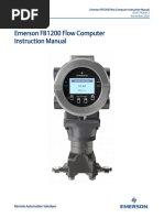 Emerson fb1200 Flow Computer Instruction Manual en 586728 PDF