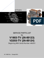 Carrier Engine v1903-tv 26-00123 v2203-tv 26-00124 Service Parts List PDF