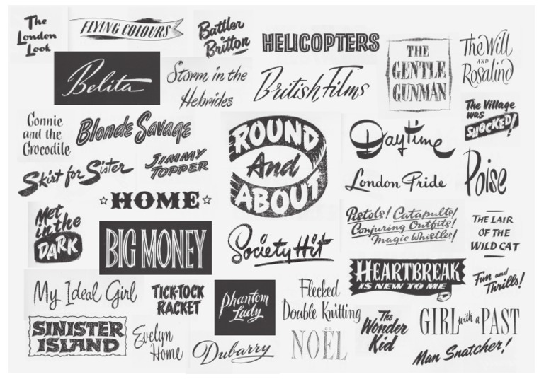 Lettering 40s 50s | PDF