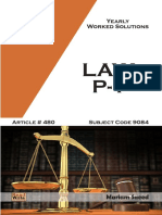 Law As Level P 1 Yearly Worked Solutions PDF