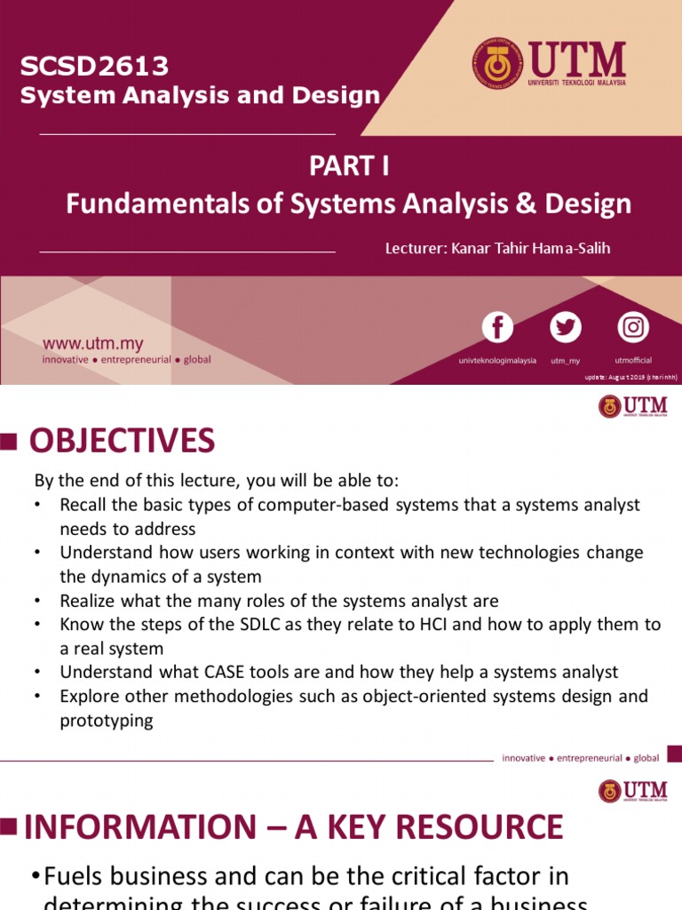 Systems Analysis & Design Basics | PDF | System | Software Development ...