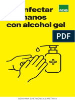 ACHS Desinfectar - Alcohol - Gel PDF