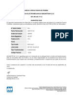 Pruebas - PCB - 431357 Trafo 37.5 Kva - Magnetron