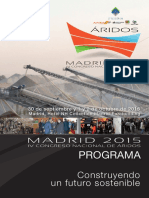 Programa Del IV Congreso Nacional de Aridos - Madrid 2015 PDF