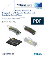 Generalized Method To Describe The Propagation of Pulses in Classical and Specialty Optical Fibers