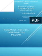 Daños A La Investigación, Experimento de Milgram PDF