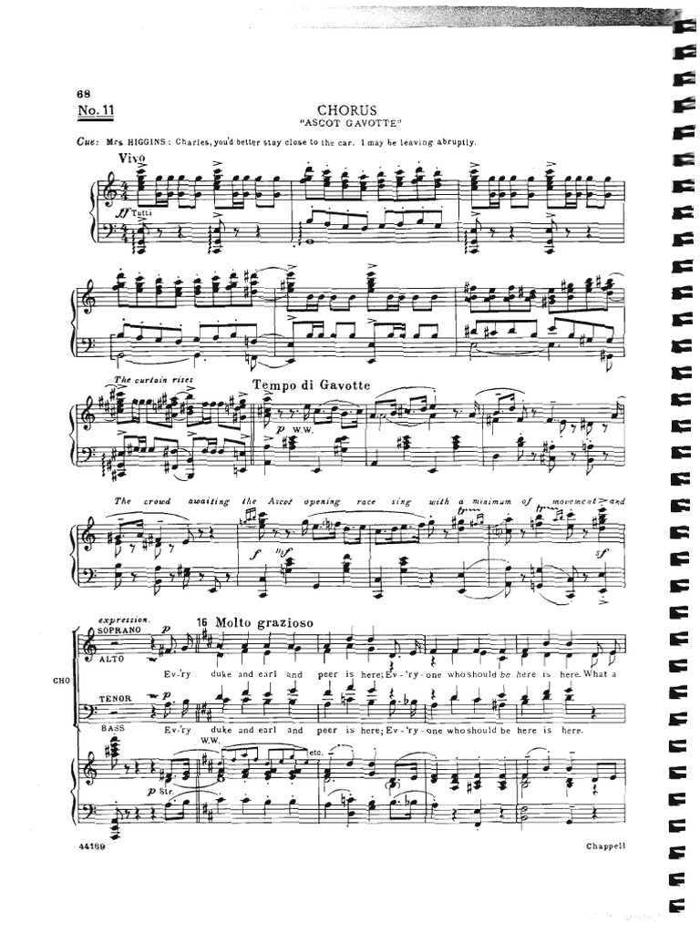 Idoc Pub Ascot Gavotte My Fair Lady PDF PDF