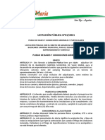 Pliego Licitacion No 01-2021