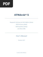 Atmdesk X: User'S Manual