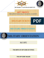 Military Orientation