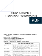 FISIKA FARMASI II BAG.3 (TEGANGAN PERMUKAAN) Fix