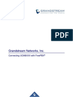 Grandstream Networks, Inc.: Connecting Ucm6Xxx With Freepbx