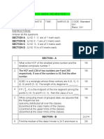 CL10 - Math - Review Test - 1