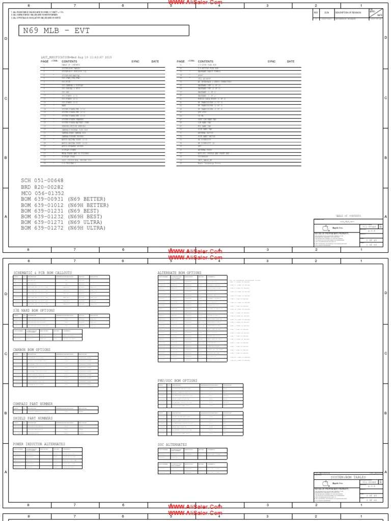 Iphone Se 820-00282 Schematic | PDF | Computer Hardware | Computer