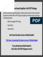 Multiple Files Are Bound Together in This PDF Package.: Click Here To Download The Latest Version of Adobe Reader