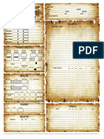 Earthdawn 4th ed. Character Sheet editable