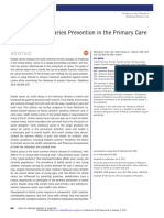 Fluoride Use in Caries Prevention in the Primary Care