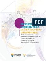 Ponencia Rubén Darío Ramírez Arroyave-Propuestas Que Contribuyen a La Vida Cultural Universitaria. Mesa Cultural IES de Antioquia