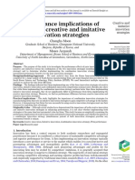 Performance Implications of Combining Creative and Imitative Innovation Strategies