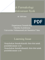 Aspek Farmakologi Penatalaksanaan Syok