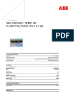 Skkh280/20Eh Spare Kit Thyristor/Diode Module Kit: Product-Details