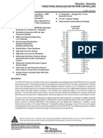 TPIC43T01, TPIC43T02 Three-Phase Brushless Motor RPM Controllers