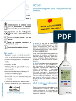 Sonometro-Integrador sc-101 Es