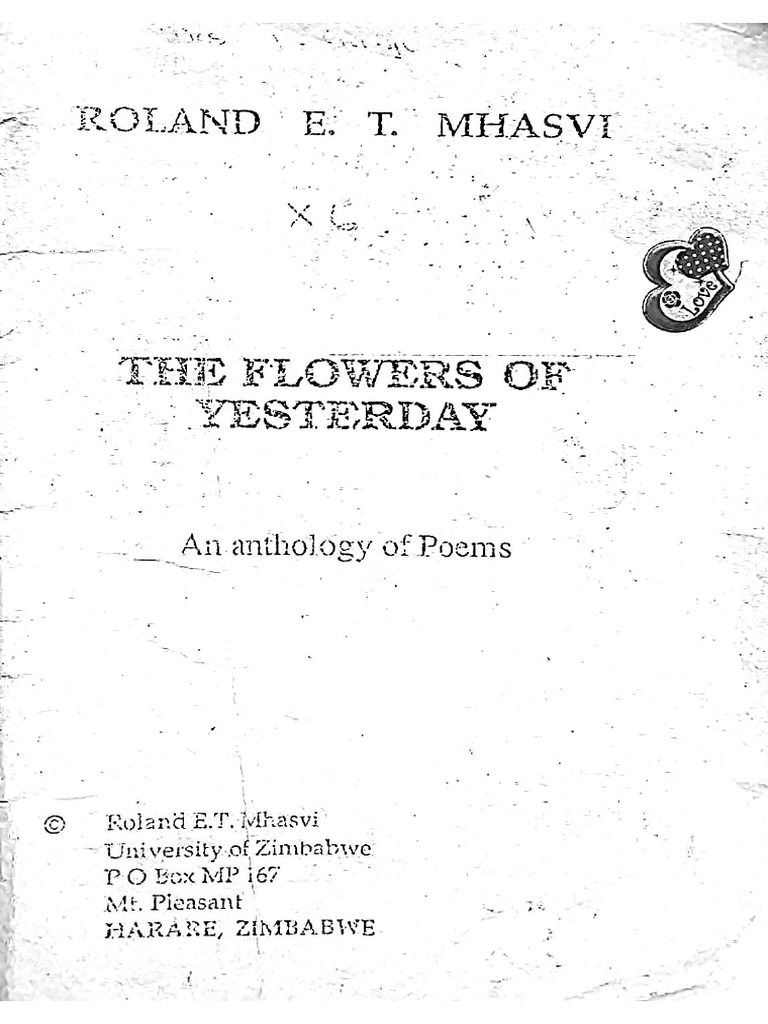 The Flowers of Yesterday PDF PDF