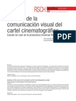 Análisis de La Comunicación Visual Del Cartel Cinematofrafico