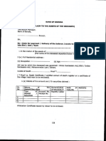 Form No 33, Surety Letter, Consent Letter, Letter of Indemnity