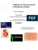 A Fib in Thyroid Disease vs Non