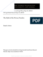 The Myth of the Privacy Paradox