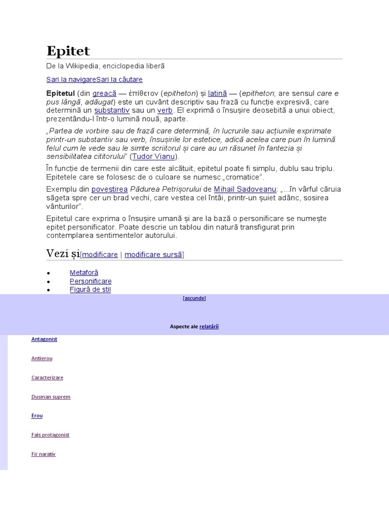 Epitet | PDF