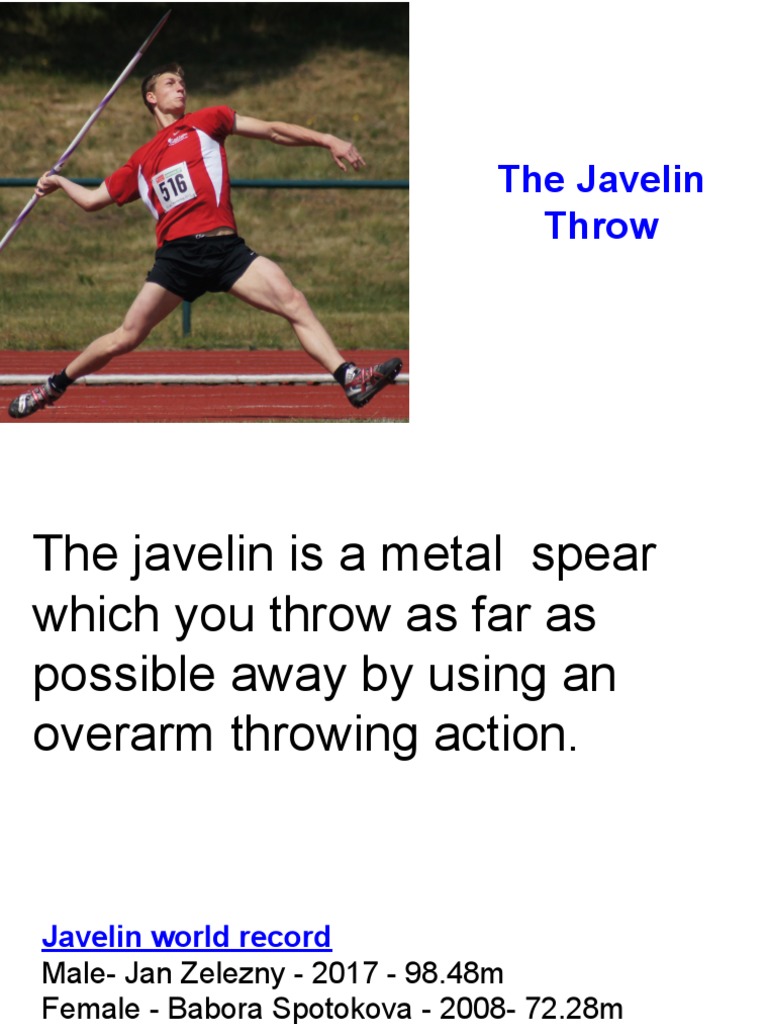Javelin Throw PDF