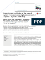 Dopaminergic modulation of the reward system in schizophrenia. A placebo-controlled dopamine depletion fMRI study