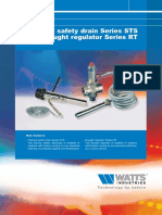 Thermal Safety Drain Series STS and Draught Regulator Series RT