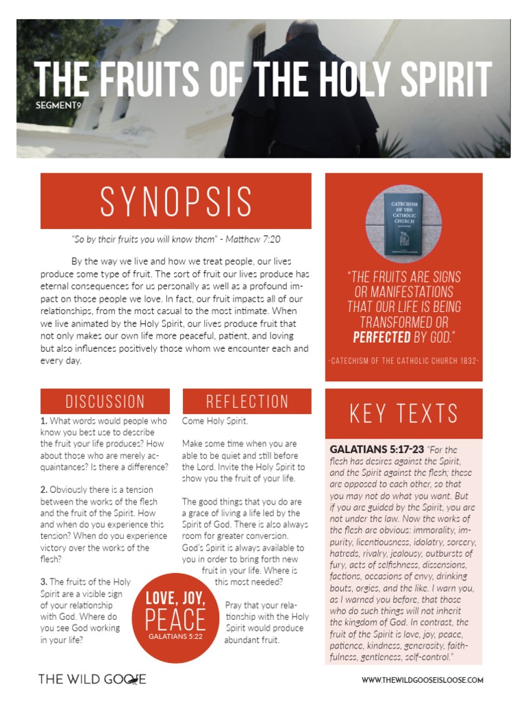 Exploring the Fruits of the Spirit | PDF | Fruit Of The Holy Spirit ...