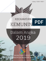 Kecamatan Kemuning Dalam Angka 2019 - 2