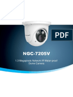 NGC-7205V: 1.3 Megapixels Network IR Water-Proof Dome Camera