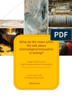 What Do We Mean When We Talk About Technological Innovation in Mining?