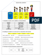 Grados Del Adjetivo y Comprension de Lectura