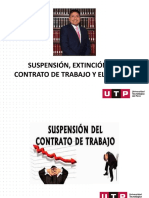 Suspensión, Extinción Del Contrato de Trabajo y El Despido