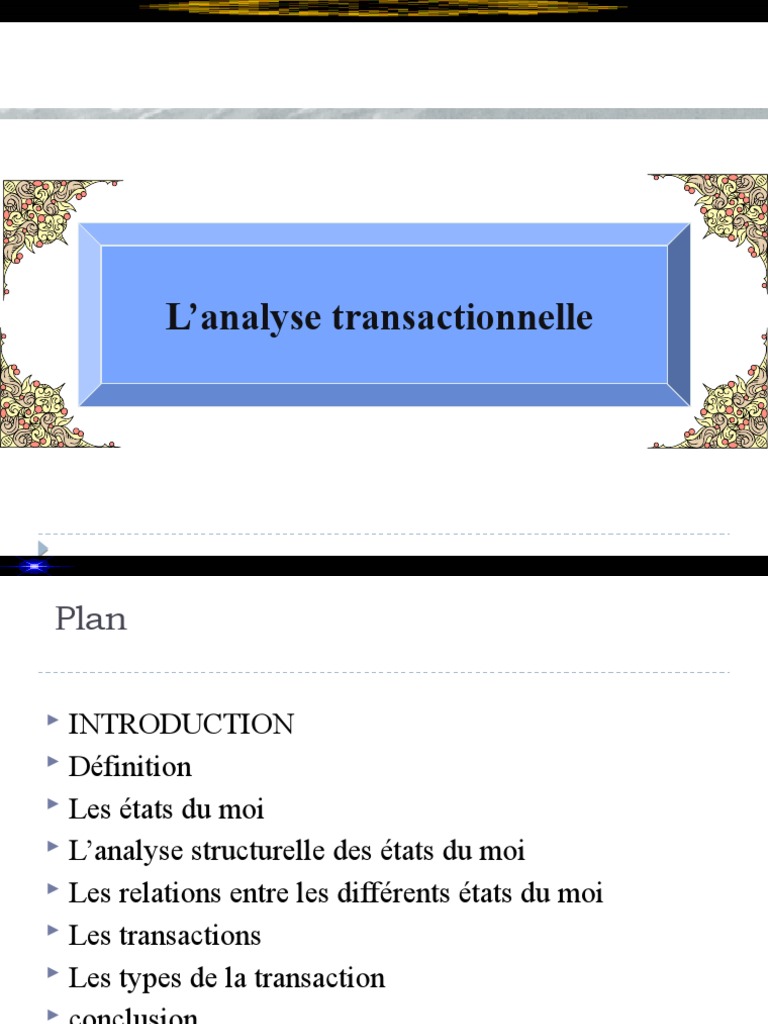 Analyse Transactionnelle | PDF | Psychologie | Sciences comportementales