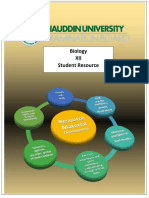 Biology XII Student Resource