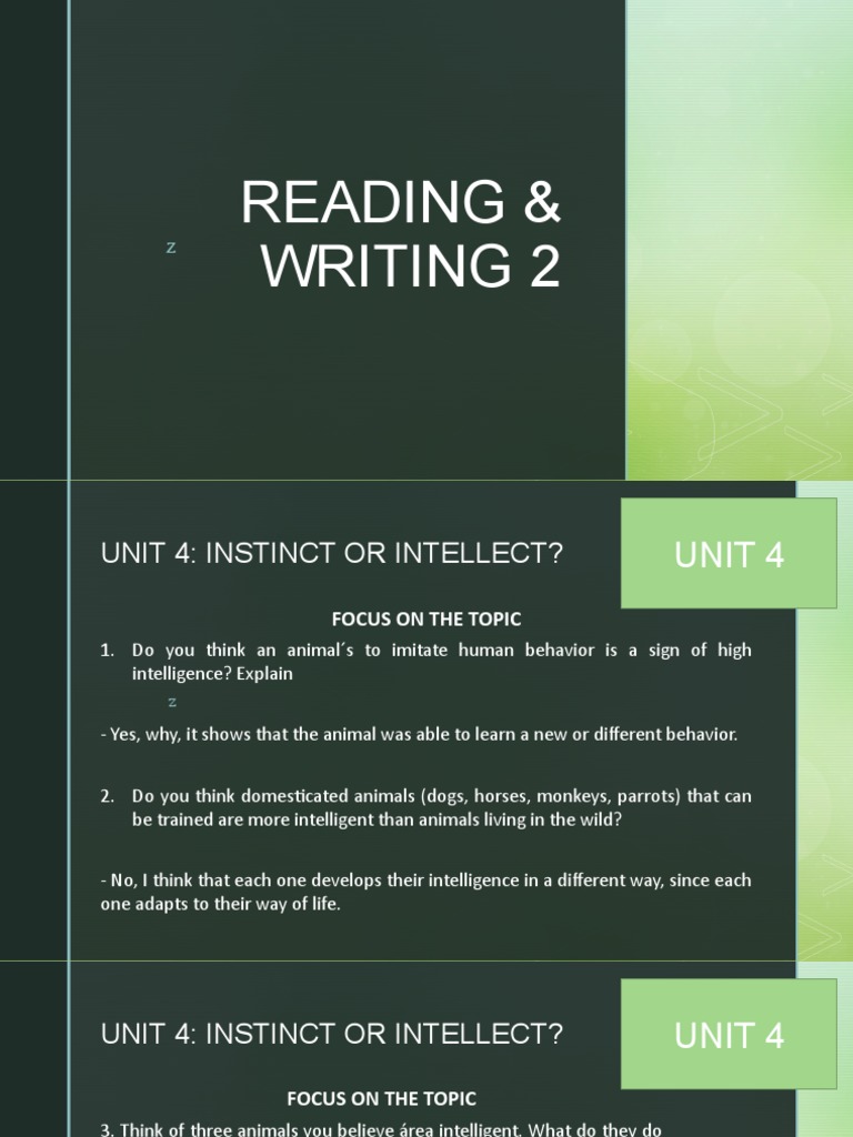 Reading & Writing 2 PDF