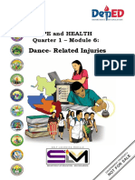 Dance-Related Injuries: Pe and Health Quarter 1 - Module 6
